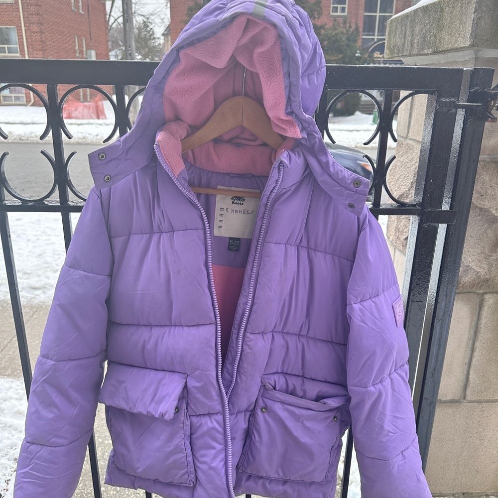 Roots snow jacket for girls 13-14 years or women size S